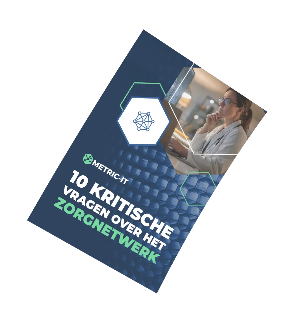Weergave van de factsheet over de 10 kritische vragen in de zorg